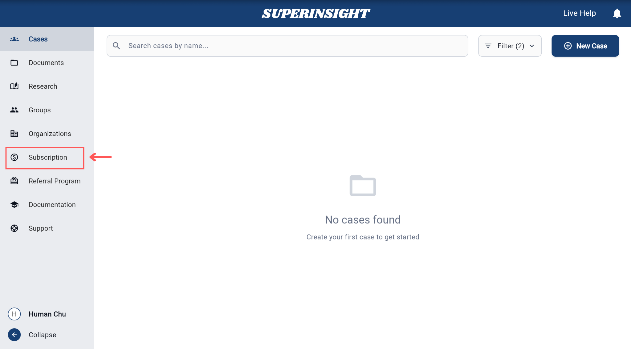 Subscription Page